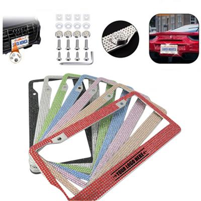 Picture of RHINESTONE CRYSTAL LICENSE PLATE FRAME