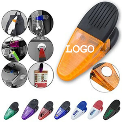 Picture of LENGTH TRANSLUCENT OFFICE PLASTIC REFRIGERATOR MAGNET CLIP