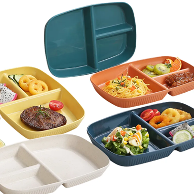 Picture of MULTIFUNCTION DINNER BREAKFAST PLASTIC PLATE
