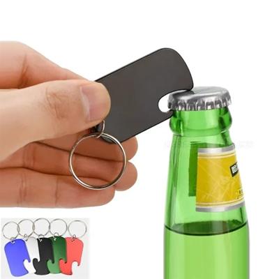 Picture of ALUMINUM KEY HOLDER KEYRING & DOG TAG with Bottle Opener