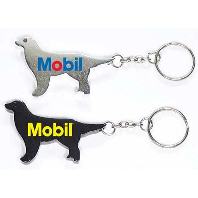 Picture of DOG SHAPE BOTTLE OPENER W & KEYRING CHAIN