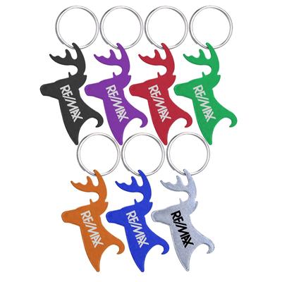 Picture of BIG BUCK SHAPE BOTTLE OPENER KEY HOLDER KEYRING