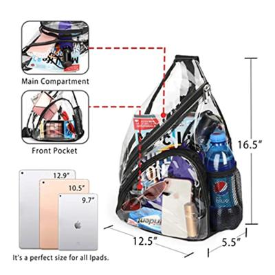 Picture of CLEAR TRANSPARENT SLING BAG STADIUM APPROVED