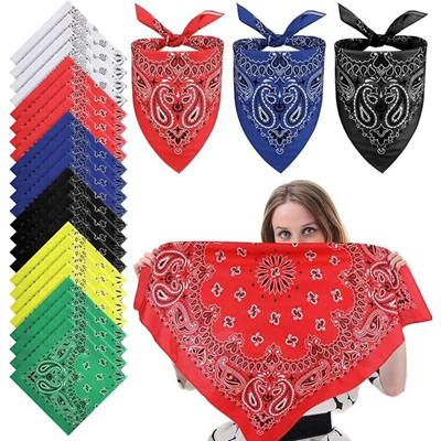 Picture of OVERSIZED COTTON PAISLEY BANDANA