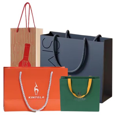 Picture of TOMMY LUXURY BIODEGRADABLE THICK PAPER KRAFT BAG