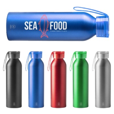 Picture of OLLIE ECO FRIENDLY RECYCLED ALUMINIUM DRINK WATER SPORTS BOTTLE
