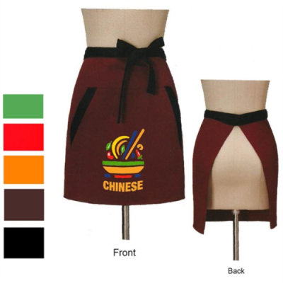 Picture of 12 OZ, WOVEN FROCK FABRIC TWO-TONE WAIST APRON W & 2 POCKETS