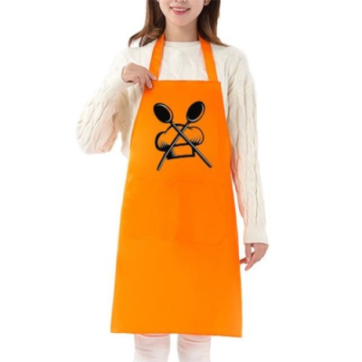 Picture of MULTIPURPOSE APRON W & CUSTOM IMPRINT & POCKETS 23 INCH x 34 INCH