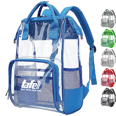 Show details for CLEAR TRANSPARENT BAG - PREMIUM HEAVY DUTY TRANSPARENT PVC BACKPACK RUCKSACK Picture of CLEAR TRANSPARENT BAG - PREMIUM HEAVY DUTY TRANSPARENT PVC BACKPACK RUCKSACK