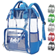 Picture of CLEAR TRANSPARENT BAG - PREMIUM HEAVY DUTY TRANSPARENT PVC BACKPACK RUCKSACK