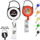 Picture of RETRACTABLE CARABINER ROUND BADGE REEL with Belt Clip