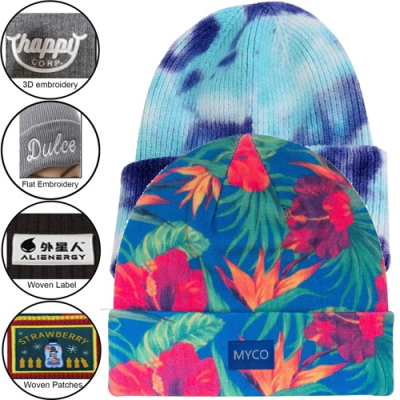 Picture of KNITTED CUFF SUBLIMATION BEANIE