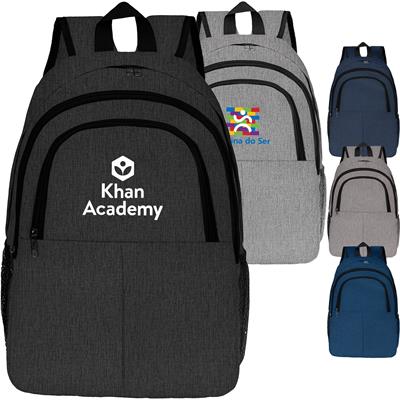 Picture of PROFESSIONAL HEATHER LITE WATER-RESISTANT BUSINESS LAPTOP BACKPACK RUCKSACK