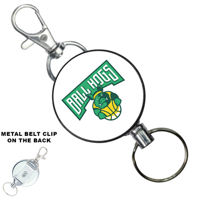 Picture of OUTDOOR HEAVY DUTY ROUND METAL BADGE REEL with Belt Clip