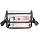 Picture of CLEAR TRANSPARENT PVC MESSENGER BAG CROSSBODY STADIUM APPROVED PURSE BAG