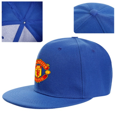 Picture of STRUCTURED 6 PANEL CUSTOM FLAT BILL CAPS W & PLASTIC SNAPBACK