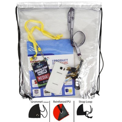 Picture of CLEAR TRANSPARENT BACKPACK RUCKSACK