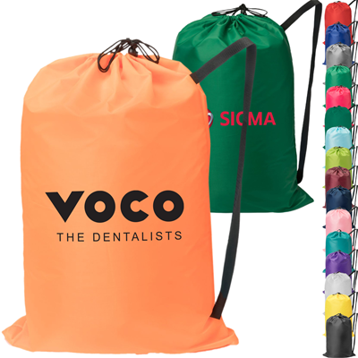 Picture of HEAVY DUTY EXTRA-LARGE LAUNDRY DRAWSTRING BACKPACK RUCKSACK (30 INCH X 45 INCH)