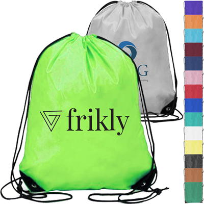 Picture of FOOTBALL SHAPE FABRIC DRAWSTRING with Reinforced Corner