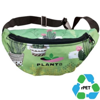 Picture of RUNNING SPORTS BAG RPET RECYCLED 600D POLYESTER SUBLIMATION FANNY PACK