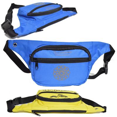 Picture of 600D POLYESTER FANNY PACK with 3 Zippers (12