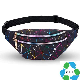 Picture of TWO ZIPPER RPET RECYCLED 600D POLYESTER CUSTOM SUBLIMATION FANNY PACK