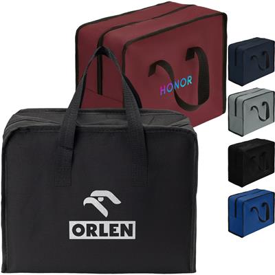 Picture of 600D THERMAL INSULATED SLIM LUNCH BAG with Double Handles