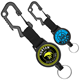 Picture of OUTDOOR CARABINER ROUND BADGE REEL with Keyring