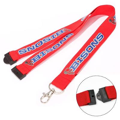 Picture of 3 & 4 INCH POLYESTER LANYARD with Safety Breakaway Badge Holder