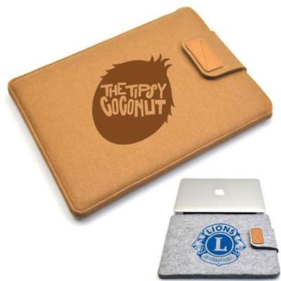Picture of FELT LAPTOP SLEEVE with Velcro Flip Top Closure