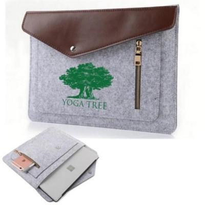 Picture of OXFORD LAPTOP SLEEVES with Front Accessory Pocket & Zipper