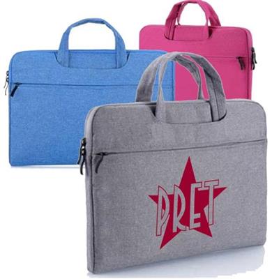 Picture of FELT LAPTOP SLEEVE with Handle & Two Zippered Compartments