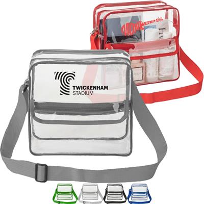 Picture of FASHION CLEAR TRANSPARENT PURSE HANDBAG PVC TRANSPARENT CROSSBODY BAG