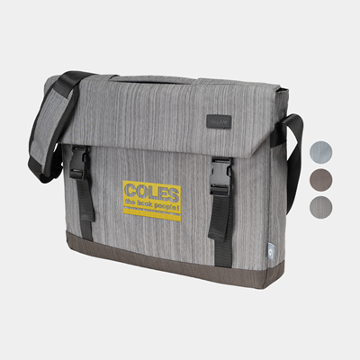 Picture of REJUVE® ELEMENT RECYCLED HEATHER MODERN SLEEK EXECUTIVE LAPTOP BRIEF BAG.