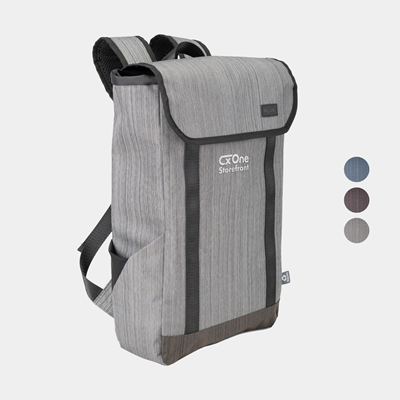 Picture of REJUVE® ELEMENT RECYCLED HEATHER MODERN BUSINESS TRAVEL BACKPACK RUCKSACK.
