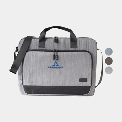 Picture of REJUVE® METRO RECYCLED HEATHER BUSINESS EXECUTIVE 16 INCH LAPTOP BRIEF BAG