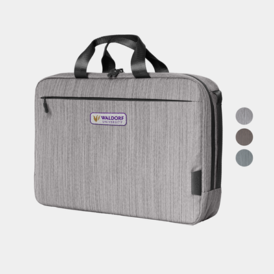 Picture of REJUVE® MOTO RECYCLED HEATHER MODERN BUSINESS 16 INCH LAPTOP BRIEF BAG