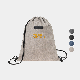 Picture of REJUVE® X-PAK RECYCLED HEATHER DRAWSTRING BAG
