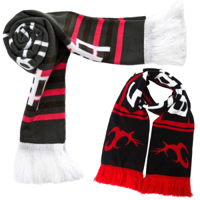 SOFT KNITTED WOVEN SCARF W & TASSEL