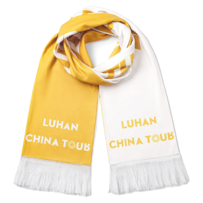 VELVET WINTER SUBLIMATION PRINT SCARF W & TASSEL