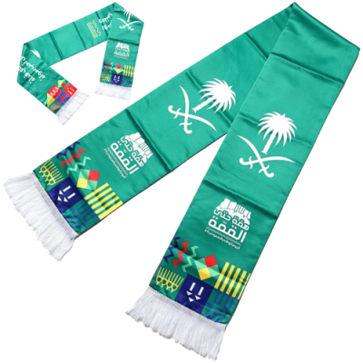 PREMIUM SUMMER SUBLIMATION PRINT SCARF W & TASSEL