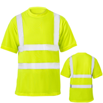Picture of 3,8 OZ, POLYESTER CLASS 2 ODOR REDUCING REFLECTIVE TAPE SAFETY TEE SHIRT