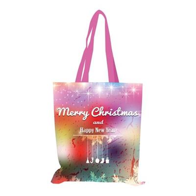 Picture of LARGE REUSABLE SHOPPER TOTE BAG FULL COLOR TOTE BAG (15 INCH X 16 INCH)