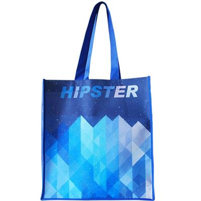 Picture of FULL COLOR SHOPPER TOTE BAG REUSABLE WIDE TOTE BAGS with Gusset (12 Inch x 13 Inch x 8 Inch)