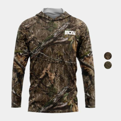 Picture of MOSSY OAK® MEN'S 4,4 OZ, POLYESTER INTERLOCK HOODED HOODY TEE SHIRT