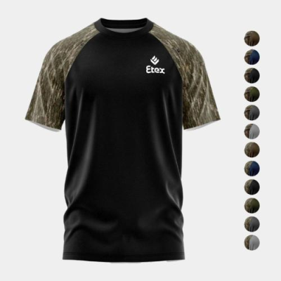 Picture of MOSSY OAK® MEN'S RAGLAN 4,4 OZ, POLYESTER INTERLOCK TEE SHIRT