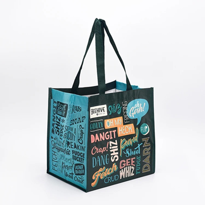 Picture of NON-WOVEN GROCERY TOTE BAG - SUBLIMATION SHOPPER TOTE BAG with Large Gusset