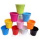 FLOWER MELAMINE PLANT POTS image 2