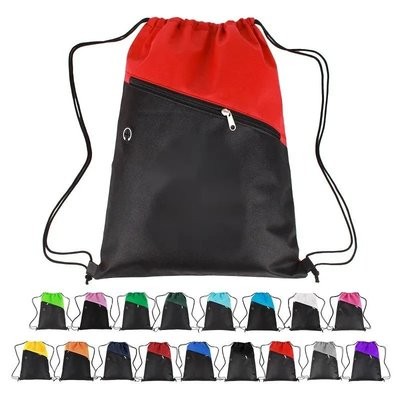 Picture of POLYESTER SPORTS DRAWSTRING BACKPACK RUCKSACK