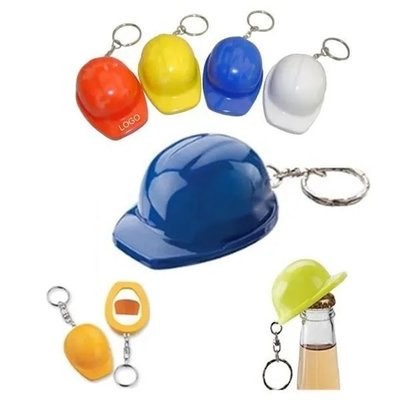Picture of SAFETY HELMET BOTTLE OPENER KEYRING CHAIN